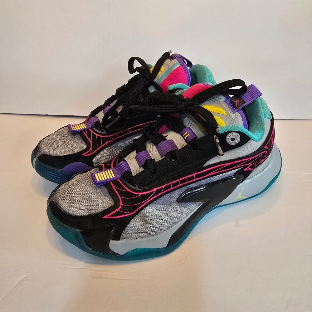 Jordan Luka 2 The Luk.AI Basketball‎ Shoes Black Purple DZ3498-007 Mens 5Y